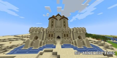 ������� Sand Castle Base by Dovkin ��� Minecraft