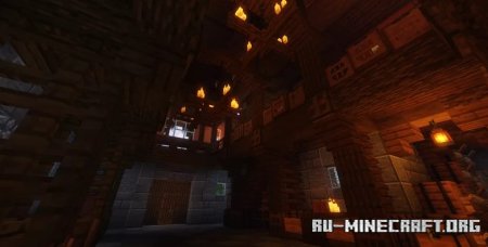 Скачать Large Medieval Tavern by MrMinetex для Minecraft