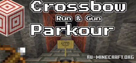 ������� Crossbow Run & Gun Parkour ��� Minecraft