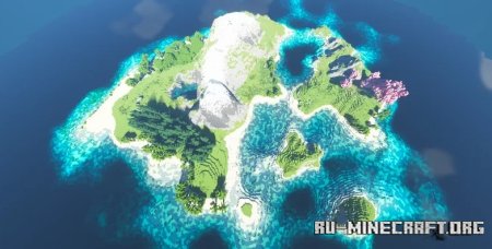 ������� Beautiful Islands Map ��� Minecraft