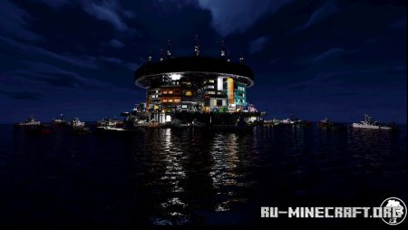  Endelium - Cyberpunk Settlement  Minecraft