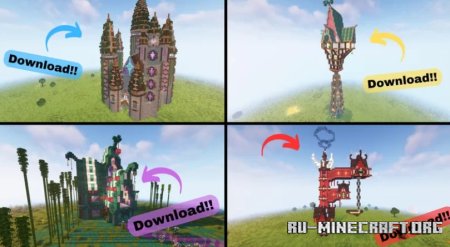 ������� Tutte le costruzioni della Big Vanilla ��� Minecraft