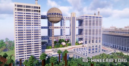 ������� Fuji Broadcasting Center ��� Minecraft