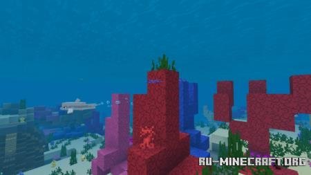 Скачать Насыщенные цвета для Minecraft PE 1.21