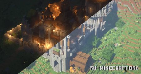  Medieval castle for two people  Minecraft