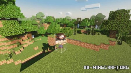 Скачать Показ Хитбокса игрока для Minecraft PE 1.21