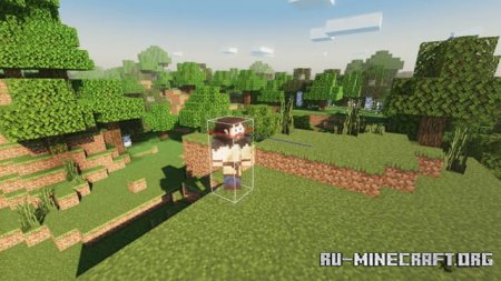 Скачать Показ Хитбокса игрока для Minecraft PE 1.21