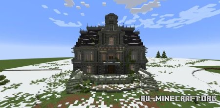 ������� Ghosts always hide among the snow - Haunted mansion ��� Minecraft