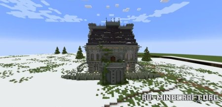 ������� Ghosts always hide among the snow - Haunted mansion ��� Minecraft