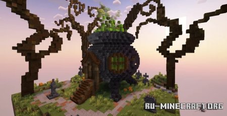  Mystic Cauldron House  Minecraft