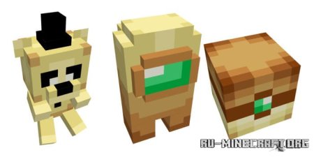 Скачать Улучшенные 3D тотемы для Minecraft PE 1.21