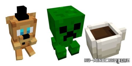 Скачать Улучшенные 3D тотемы для Minecraft PE 1.21