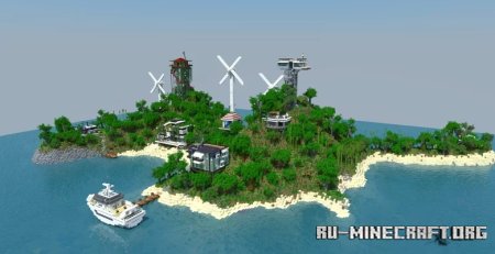 Скачать Remote Island Base для Minecraft