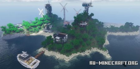 Скачать Remote Island Base для Minecraft