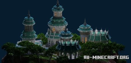 Скачать Heaven themed Spawn для Minecraft