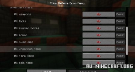 Скачать Think Before Drop для Minecraft 1.21.4