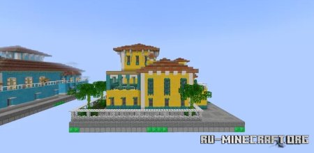  Tropico 6 Mansion - 3 Var  Minecraft