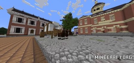 Скачать Hamilton Theatrical Play Build (1800s New York City) для Minecraft