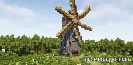  Fantasy Windmill by Schwi Dola  Minecraft