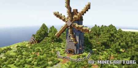  Fantasy Windmill by Schwi Dola  Minecraft