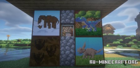 Скачать Prehistoric Paintings для Minecraft 1.21.5