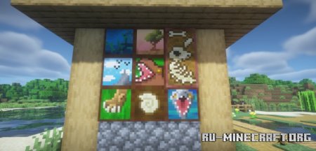 Скачать Prehistoric Paintings для Minecraft 1.21.5