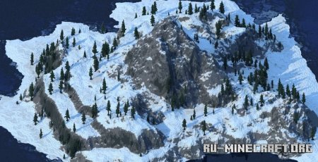  Island 2 - Snow Mountain Island  Minecraft