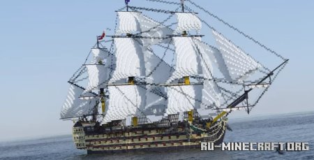 Royal Navy HMS Victory - First Rate Ship of the Line  Minecraft