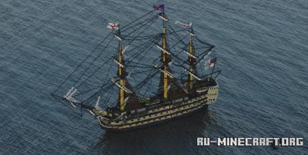  Royal Navy HMS Victory - First Rate Ship of the Line  Minecraft
