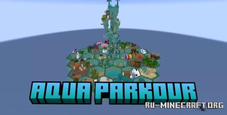 Скачать Aqua Parkour by Teddyishappyl для Minecraft