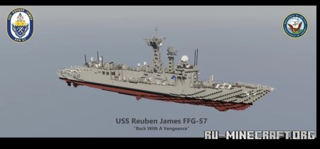  FFG-57 USS Reuben James  Minecraft