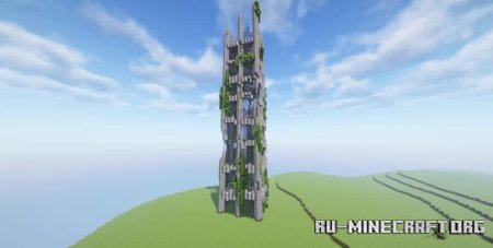 Abandoned SkyScraper  Minecraft