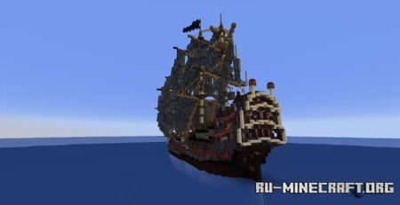  Crimson Queen - Fantasy Pirate Ship  Minecraft
