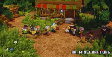  Watermelon Festival - Colorful Market Build  Minecraft