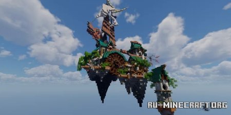 Скачать The flying temple для Minecraft