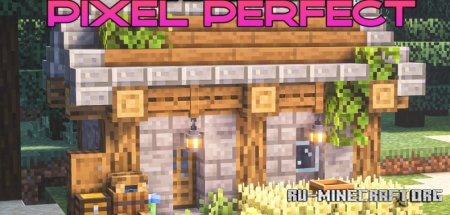 Скачать Pixel Perfect для Minecraft 1.21.5