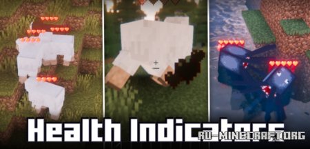 Скачать Health Indicators для Minecraft 1.21.5