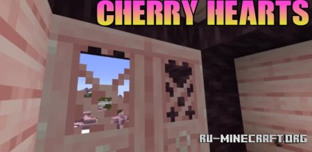 Скачать Cherry Hearts для Minecraft 1.21.5