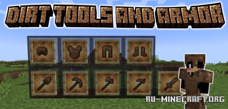  Dirt Tools And Armor  Minecraft 1.21.1