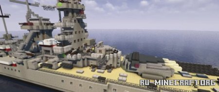  DKM Admiral Graff Spee! (full interrior)  Minecraft