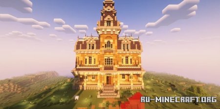 Victorian Heights Manor  Minecraft