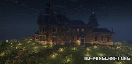  Victorian Heights Manor  Minecraft