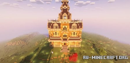  Victorian Heights Manor  Minecraft