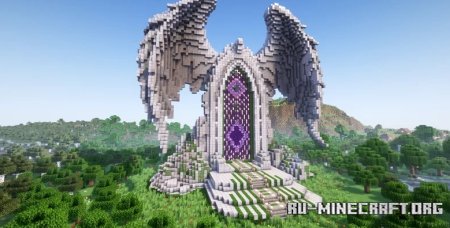  Angel Wings Elysium Nether Portal  Minecraft