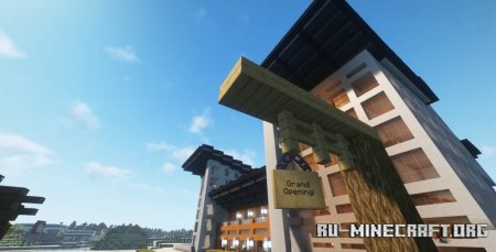  Desert Oasis Hotel (est. 2016, grand opening)  Minecraft