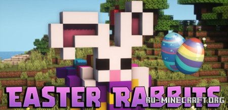 Скачать Easter Rabbits для Minecraft 1.21.5