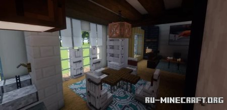  Country style home, with wrap around porch  Minecraft