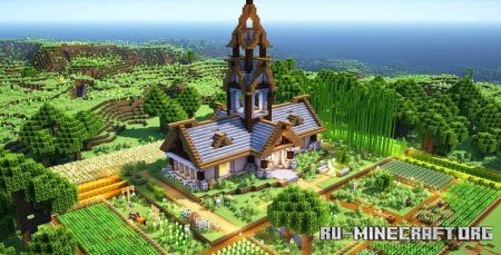 A Farmhouse Survival Base  Minecraft