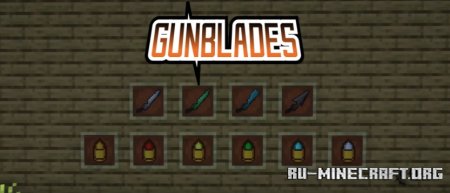 Скачать YDM’s Gunblades для Minecraft 1.21.5