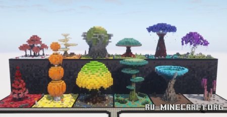 Скачать Alien Tree Concepts для Minecraft